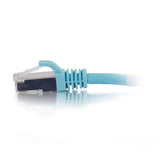 C2G 5ft Cat6a networking cable Aqua colour 1.5 m S/FTP (S-STP)