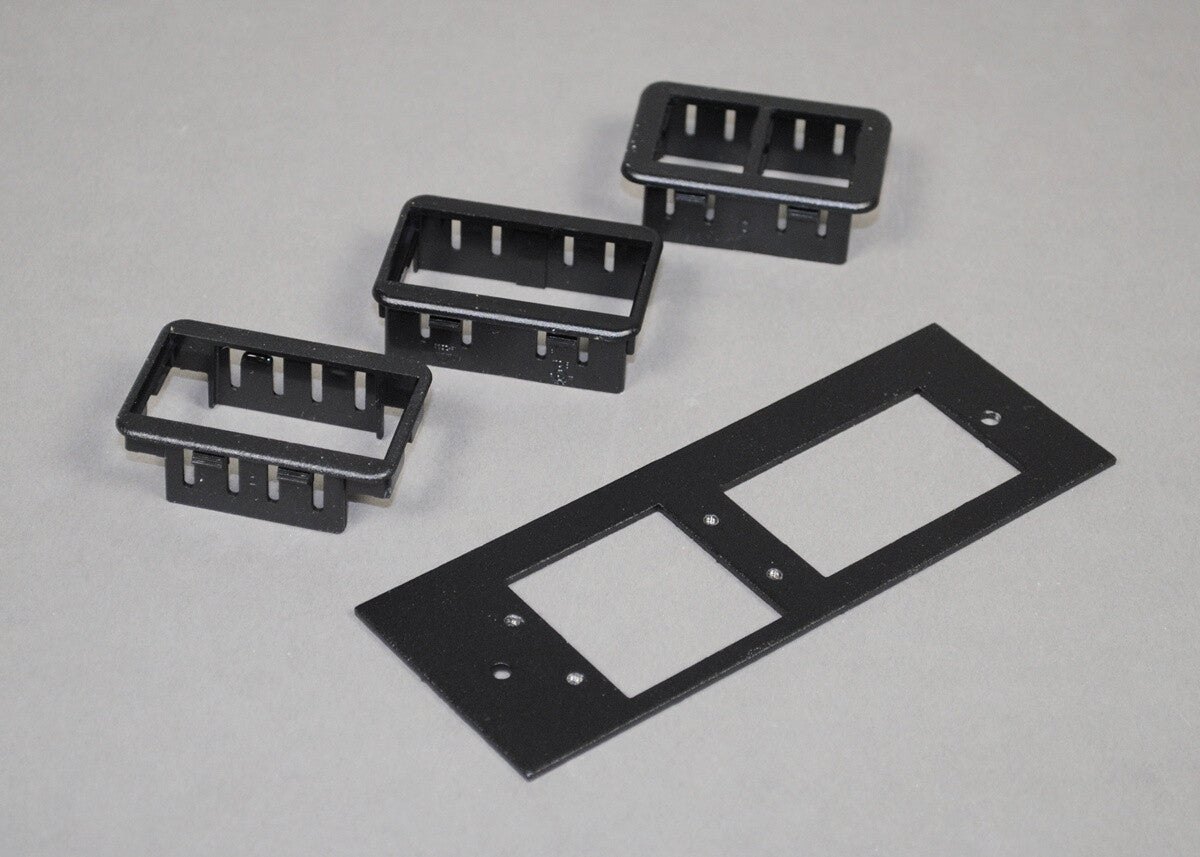 WIREMOLD OFR47-U2A wall plate/switch cover Black