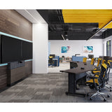Middle Atlantic ForumTM Floor-to-Wall Mounted 66" (3 Bay) Display Stand for (2) 50" to 55" Displays, Dark Finish