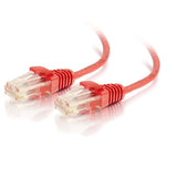 C2G 3ft (0.9m) Cat6 Snagless Unshielded UTP Slim Ethernet Network Patch Cable - Red