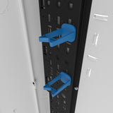 Middle Atlantic VWM Series Back Pan for Split Door, 42" High x 16" Deep - White