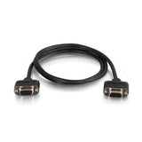 C2G DB9 - DB9 serial cable Black 3.04 m