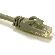 C2G 10ft Cat6 550MHz Snagless Patch Cable Grey networking cable 3 m