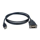 C2G 5ft (1.5m) USB to DB9 Male Serial RS232 Adapter Cable