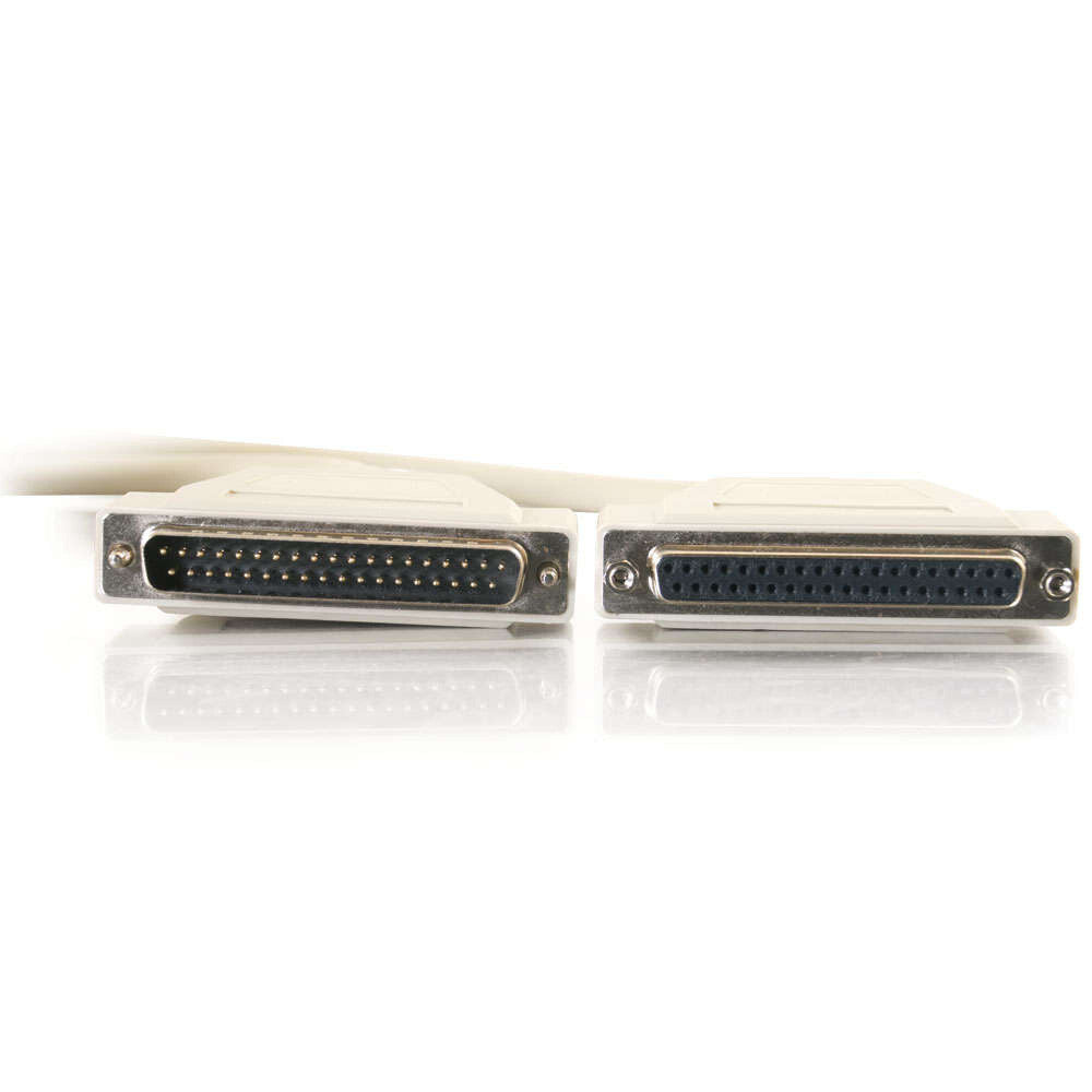 C2G 6ft (1.8m) DB37 M/F Serial RS232 Extension Cable