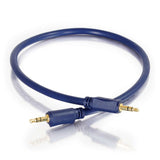 C2G 3ft (0.9m) VelocityTM 3.5mm M/M Stereo Audio Cable