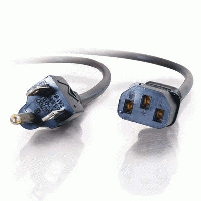 C2G 5ft Universal 16 AWG Power Cord (IEC320C13 -> NEMA 5-15P) Black 1.5 m