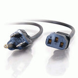 C2G 5ft Universal 16 AWG Power Cord (IEC320C13 -> NEMA 5-15P) Black 1.5 m