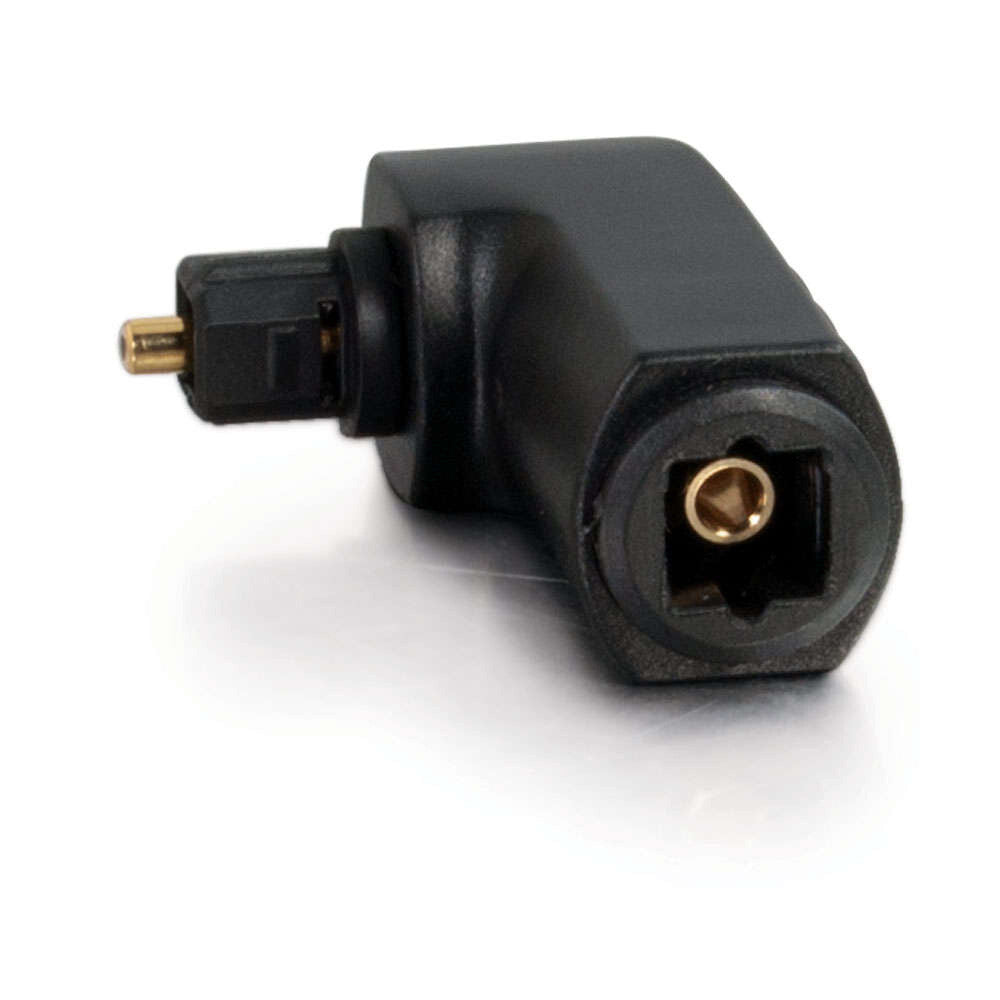 C2G VelocityTM Right Angle TOSLINK® Port Saver Adapter (TAA Compliant)