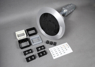 WIREMOLD AV3CTCAA outlet box accessory Black, Silver 1 pc(s)
