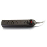 C2G 29300 surge protector Black 6 AC outlet(s) 125 V 1.2 m