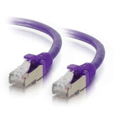 C2G 9ft Cat6 networking cable Purple 2.74 m S/UTP (STP)