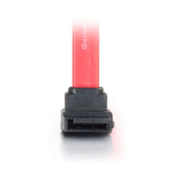 C2G 1.5ft (0.46m) 7-pin 180° to 90° 1-Device Serial ATA Cable