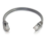 C2G 2ft Cat6a networking cable Grey 0.6 m U/UTP (UTP)