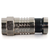 C2G RG59 Compression F-Type Connector with O-Ring Multipack - 10 Pack