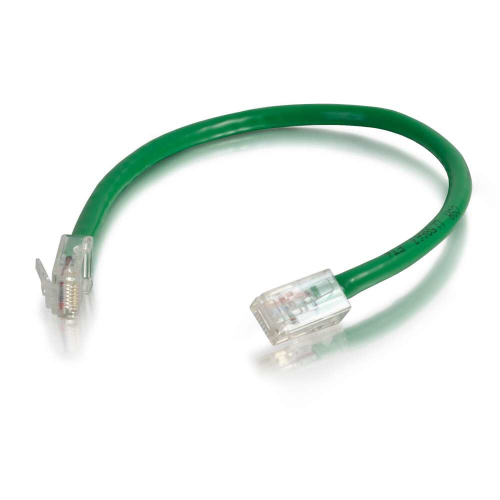 C2G 6" Cat6 networking cable Green 0.15 m U/UTP (UTP)