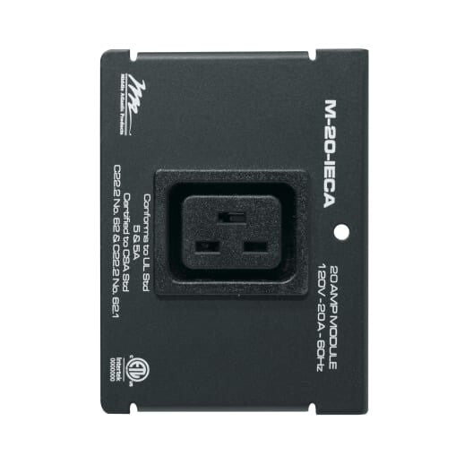 Middle Atlantic Products M-20-IECA power distribution unit (PDU) 1 AC outlet(s) Black