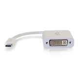 C2G USB-C® To DVI-D Video Adapter Converter - White - LIMITED AVAILABILITY