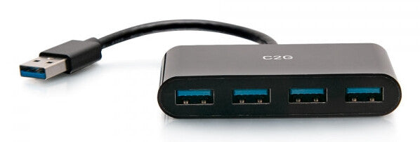 C2G 4-Port USB-A 3.0 Hub - SuperSpeed USB 5Gbps