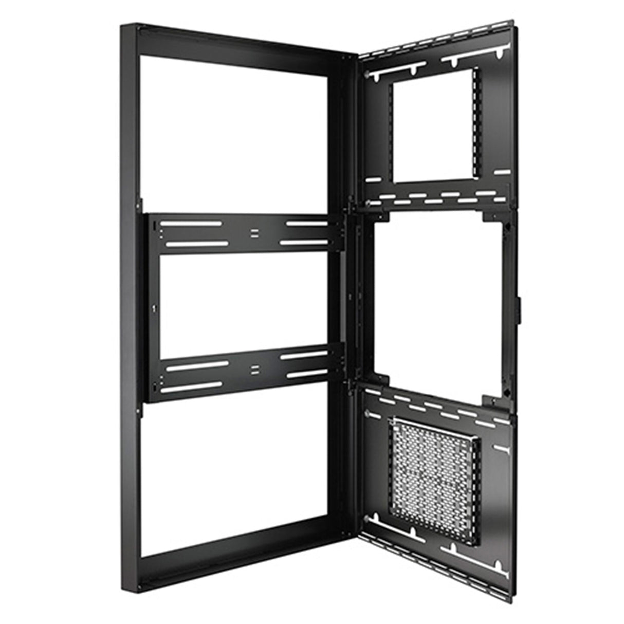 Chief ImpactTM On-Wall Kiosk - Portrait 43 Inch Black