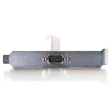 C2G DB9 Male Serial RS232 Add-A-Port Adapter with Bracket