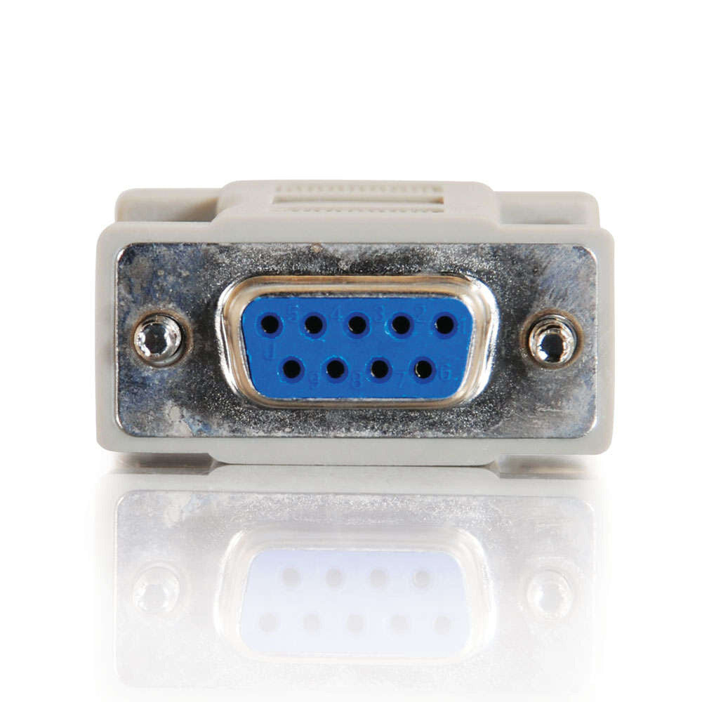 C2G MultiSync® VGA HD15 Male to DB9 Female Serial RS232 Adapter