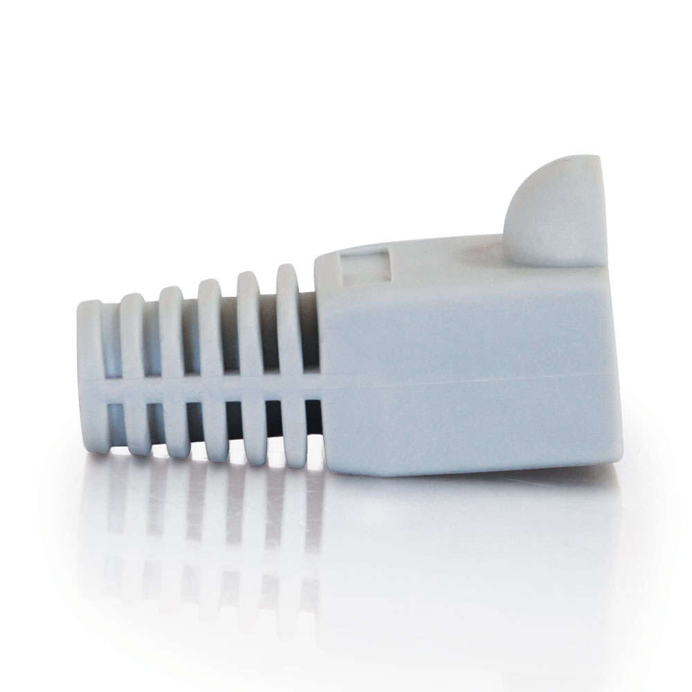 C2G RJ45 Snagless Boot Cover (6.0mm OD) Multipack - 50 Pack - Gray
