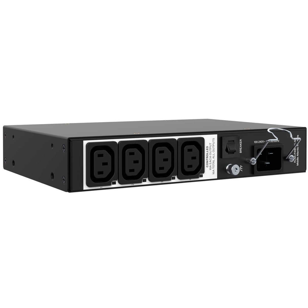 Middle Atlantic Select Series PDU with RackLink, 100-240V, 4 IEC Outlets