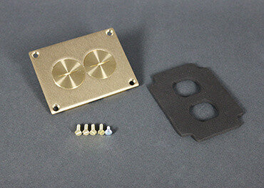 WIREMOLD 828SPTC wall plate/switch cover Brass