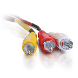 C2G 50ft (15.2m) Value SeriesTM Composite Video plus Stereo Audio Cable