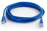 C2G 0.5ft. Cat5e UTP networking cable Blue 0.15 m U/UTP (UTP)