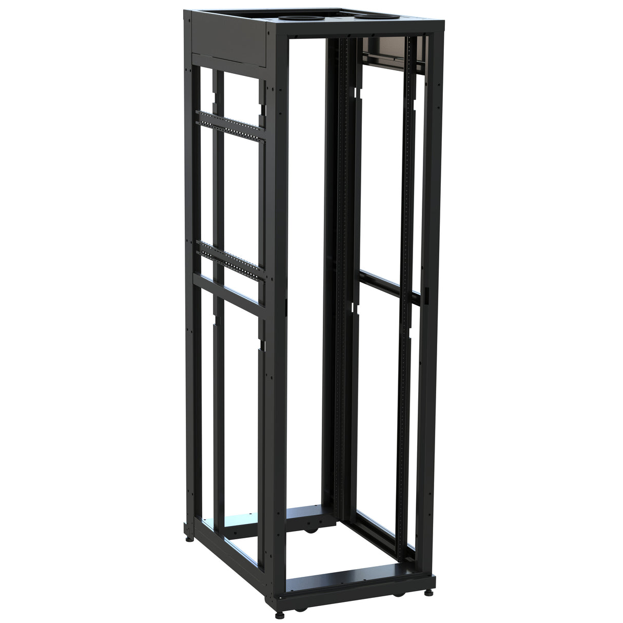 Middle Atlantic 42 RU SNE Series Rack Frame, 36 Inches Deep, 24 Inches Wide with 10-32 Rackrail