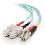 C2G 18m, LC - SC InfiniBand/fibre optic cable Blue