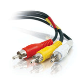 C2G 50ft (15.2m) Value SeriesTM Composite Video plus Stereo Audio Cable