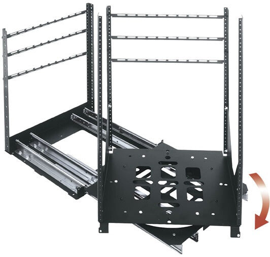 Middle Atlantic Products SRSR 23", 17U Wall mounted rack Black
