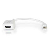 C2G 54314 video cable adapter 0.2 m Mini DisplayPort HDMI White