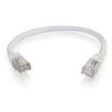 C2G 8ft Cat6 networking cable White 2.4 m S/UTP (STP)
