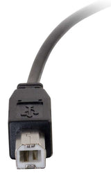 C2G 3ft, USB 2.0 Type C, USB B USB cable 0.91 m USB C Black