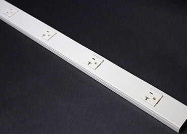 WIREMOLD Plugmold 2400 power extension 10 AC outlet(s) Indoor Ivory