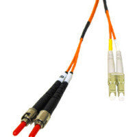 C2G 8m LC/ST Duplex 62.5/125 Multimode Fiber Patch Cable / Clips - Orange InfiniBand/fibre optic cable