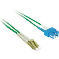 C2G 1m LC/SC Duplex 9/125 InfiniBand/fibre optic cable Green