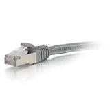 C2G 3ft (0.9m) Cat5e Snagless Shielded STP Ethernet Network Patch Cable - Gray