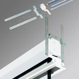 Draper Targa, 110in, HDTV, Contrast Grey XH800E, 220 V, with Quiet Motor and LVC-IV Low Voltage Controller