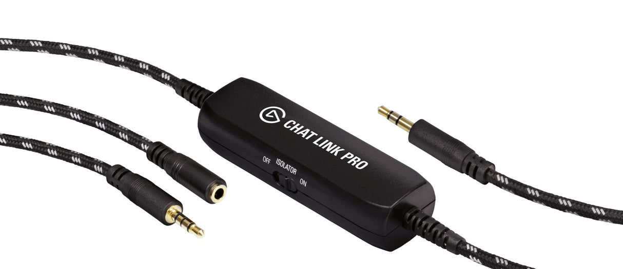 Elgato Chat Link Pro audio cable 2.5 m 3.5mm 2 x 3.5mm Black