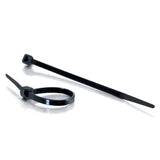 C2G 4in Cable Tie Multipack - 100 Pack - Black