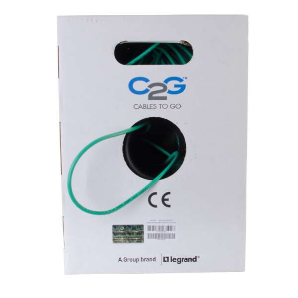 C2G 1000ft Cat5e UTP networking cable Green 304.5 m U/UTP (UTP)