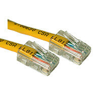C2G 10ft Assembled Cat5E Crossover networking cable Yellow 3 m