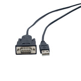 C2G 5ft (1.5m) USB to DB9 Male Serial RS232 Adapter Cable