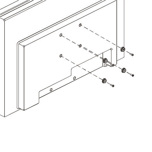 Chief Small Flat Panel Interface Buttons and Hardware for FSR and FTR