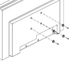 Chief Small Flat Panel Interface Buttons and Hardware for FSR and FTR